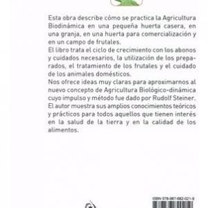 Libro Granja y Huerto Agricultura Biológico-Dinámica Autor Kjell Arman Editorial Antroposofica
