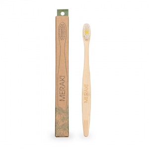 Meraki Cepillo de dientes Biodegradable de bambú (cerda dura)